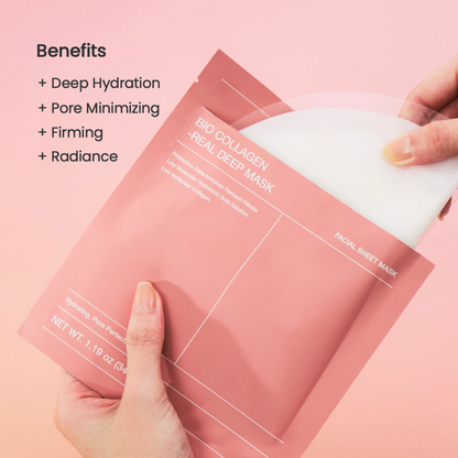 BIO-COLLAGEN REAL DEEP MASK - 4 SHEET MASKS